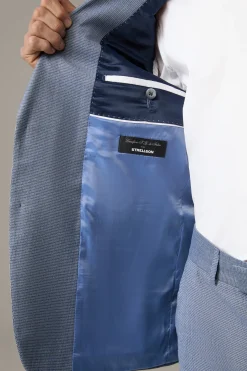 Strellson Anzüge-Anzug Caidan Melwin, blau gemustert