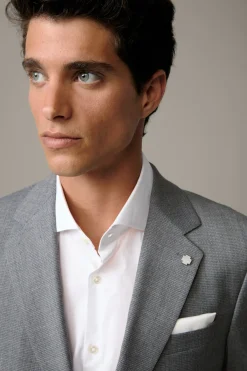 Strellson Anzüge-Anzug Caidan Melwin, grau gemustert