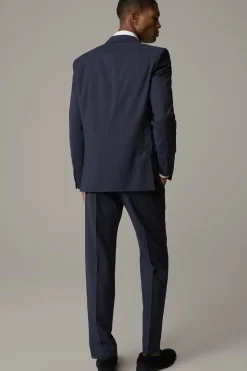 Strellson Anzüge-Anzug Rick-Jans, dunkelblau gemustert