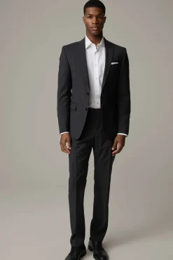 Strellson Anzüge-Anzug Rick-Jans, dunkelgrau gemustert