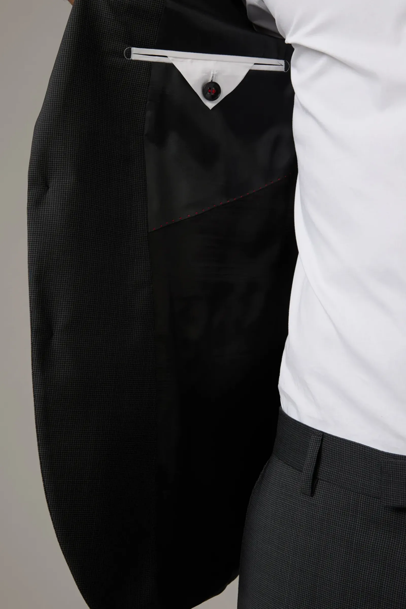 Strellson Anzüge-Anzug Rick-Jans, dunkelgrau gemustert