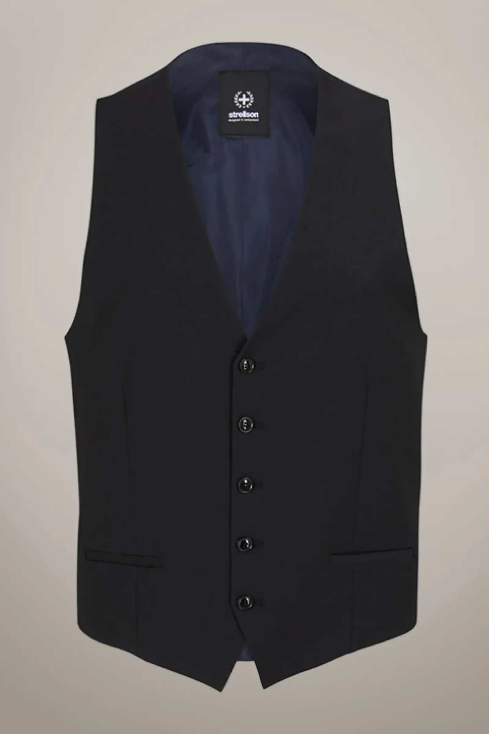 Strellson Baukastenanzüge|Anzüge-Baukasten-Anzug Allen-Mercer AMF, schwarz