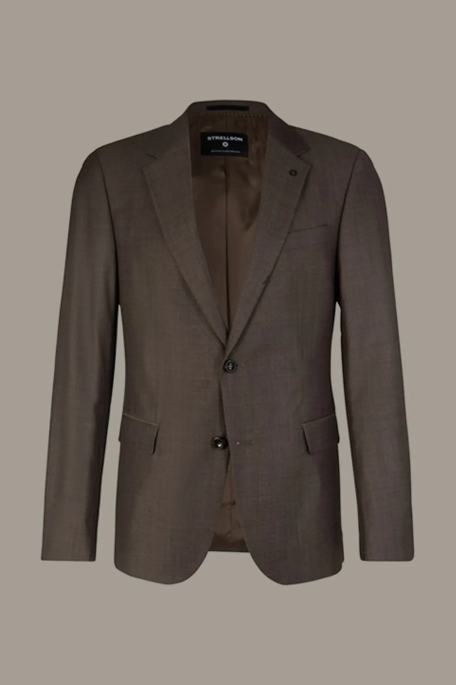 Strellson Baukastenanzüge|Anzüge-Baukasten-Anzug Alzer-Melwin, braun gemustert