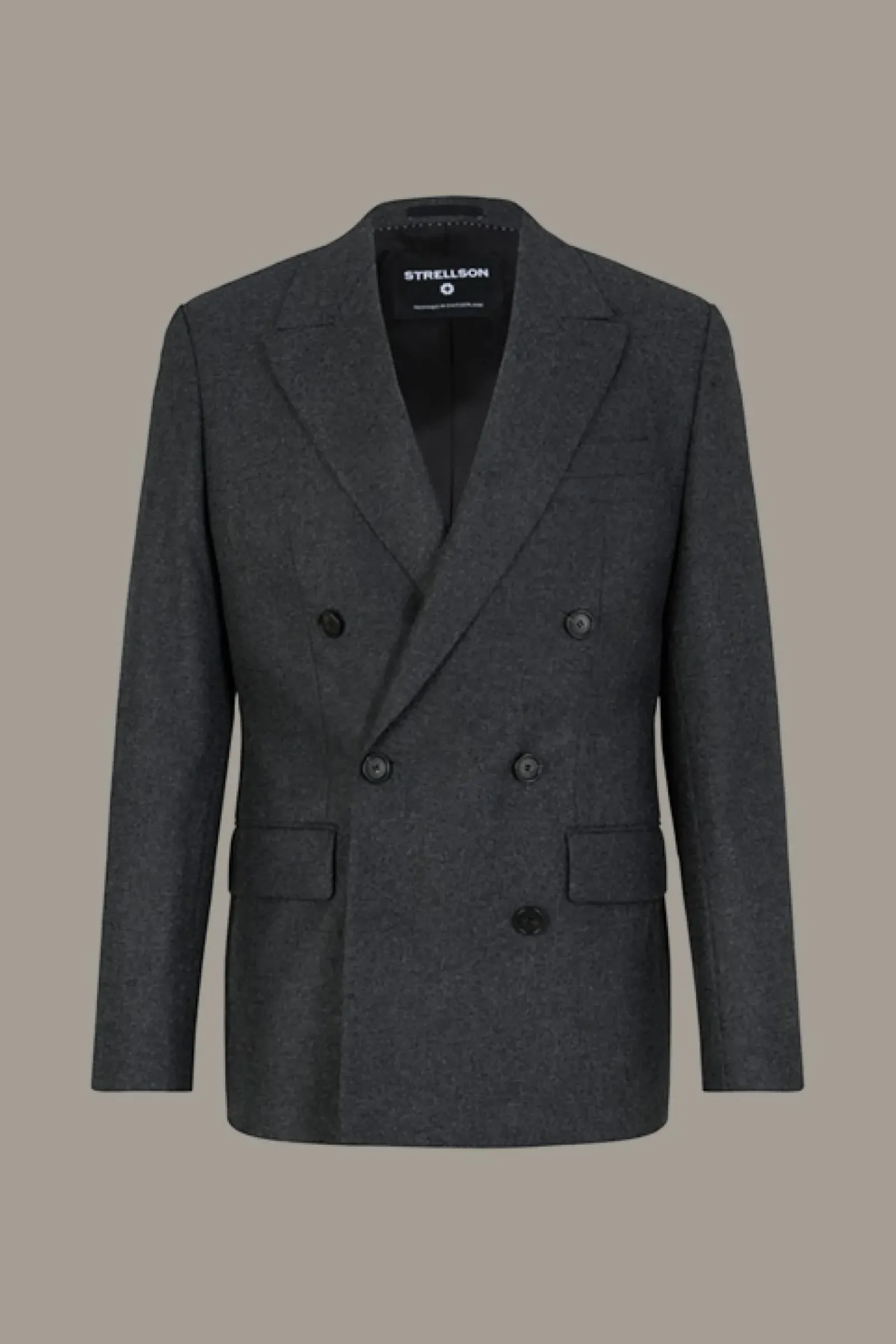 Strellson Baukastenanzüge|Anzüge-Baukasten-Anzug Ashton-Lois, anthrazit meliert