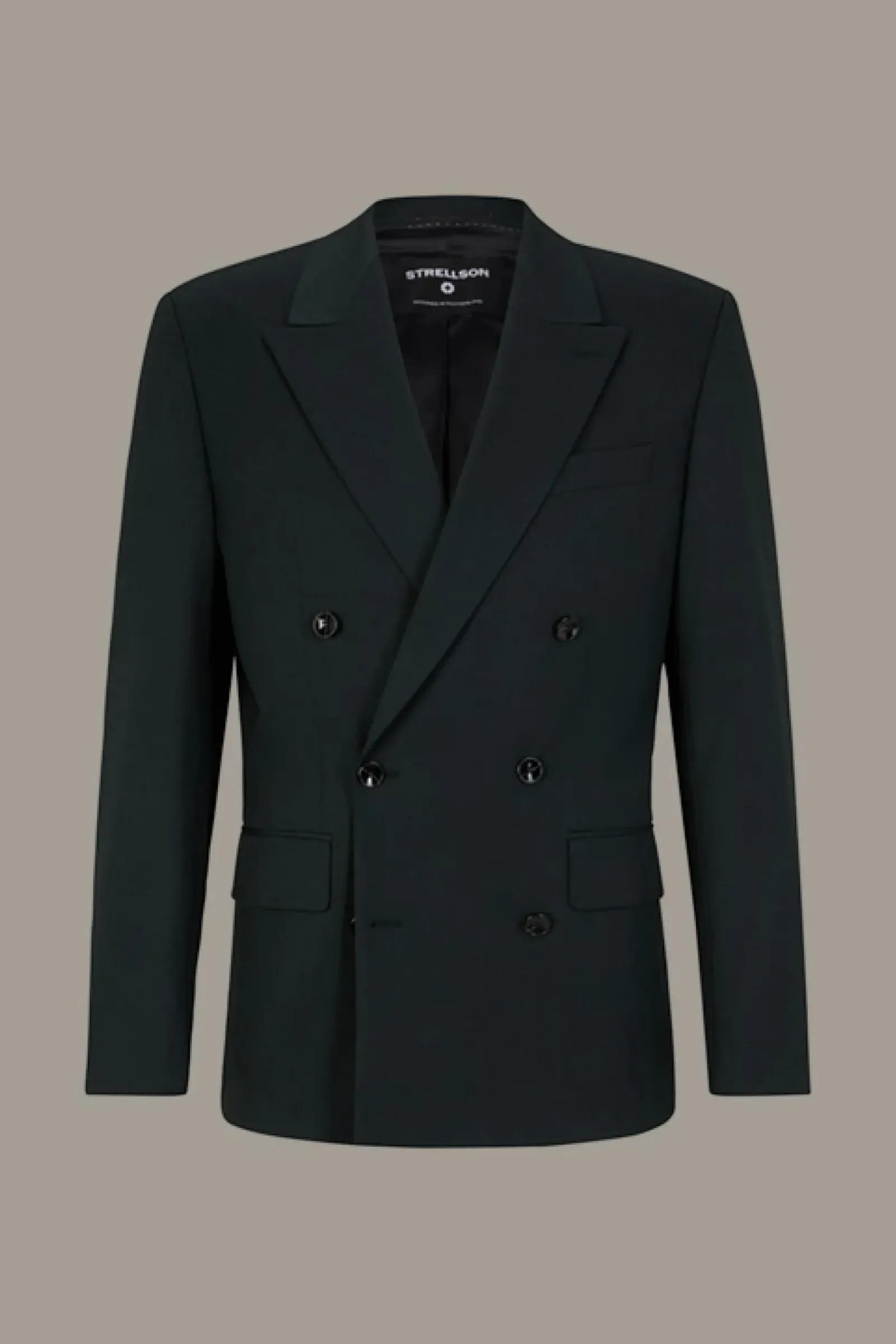 Strellson Baukastenanzüge|Anzüge-Baukasten-Anzug Ashton-Luis, dunkelgrün meliert
