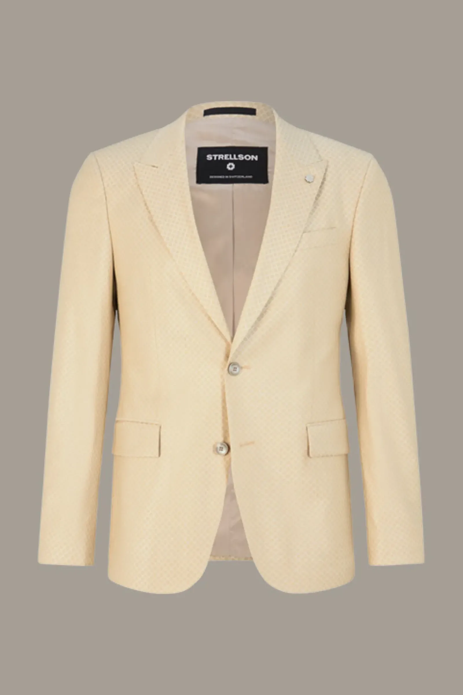 Strellson Baukastenanzüge|Anzüge-Baukasten-Anzug Ayres-Luc, gold gemustert