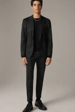 Strellson Hosen-Baukasten-Anzughose Kynd, grün gemustert