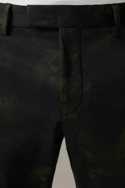 Strellson Hosen-Baukasten-Anzughose Kynd, grün gemustert