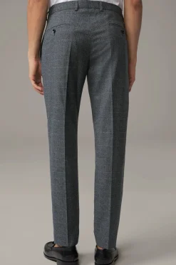 Strellson Hosen-Baukasten-Anzughose Kynd, navy kariert