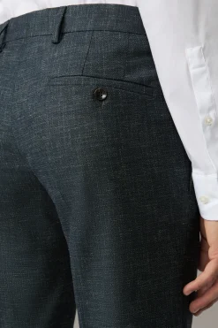 Strellson Hosen-Baukasten-Anzughose Kynd, oliv-blau meliert