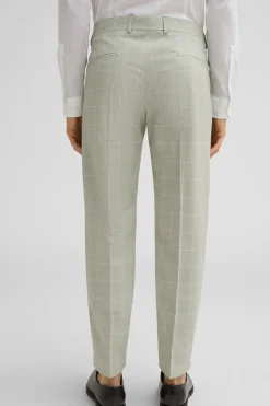 Strellson Hosen-Baukasten-Anzughose Melwin, hellgr&uuml;n kariert
