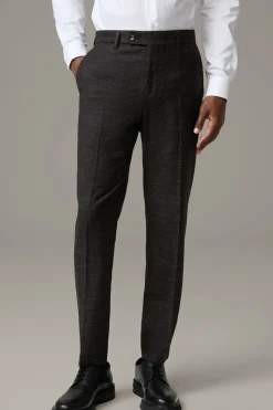 Strellson Hosen-Baukasten-Anzughose Till, dunkelbraun meliert