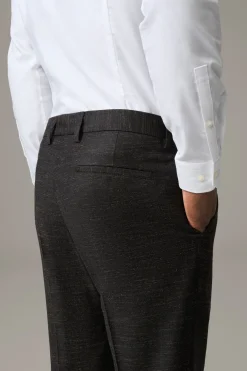 Strellson Hosen-Baukasten-Anzughose Till, dunkelbraun meliert