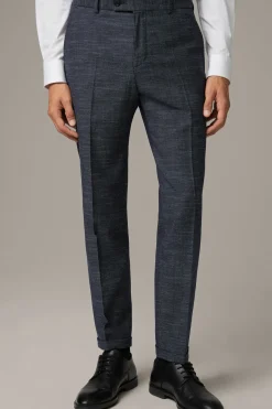 Strellson Hosen-Baukasten-Anzughose Till, dunkelblau meliert