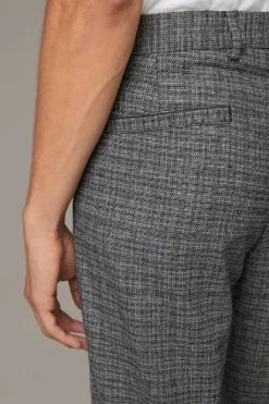 Strellson Hosen-Baukasten-Bundfaltenhose Lois, grau meliert