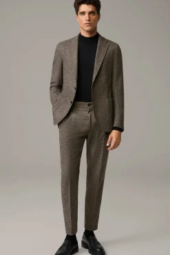 Strellson Hosen-Baukasten-Bundfaltenhose Lois, kariert