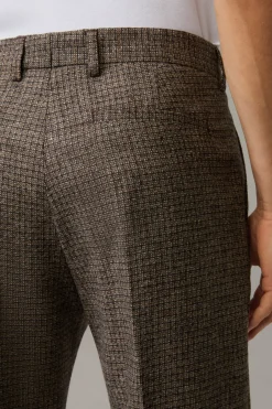 Strellson Hosen-Baukasten-Bundfaltenhose Lois, kariert