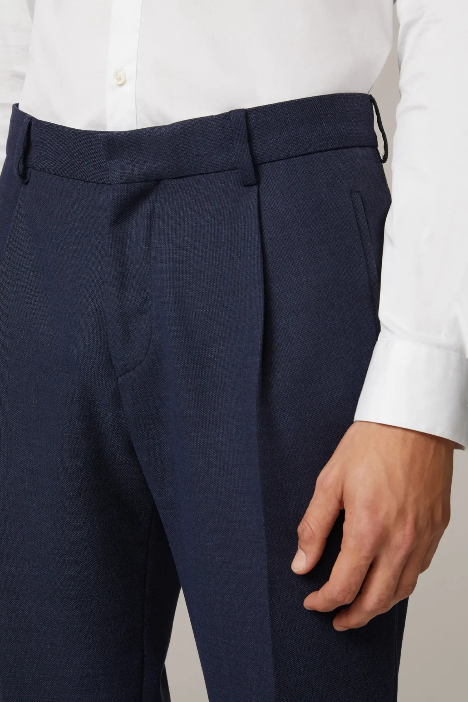 Strellson Hosen-Baukasten-Hose Luis, dunkelblau meliert