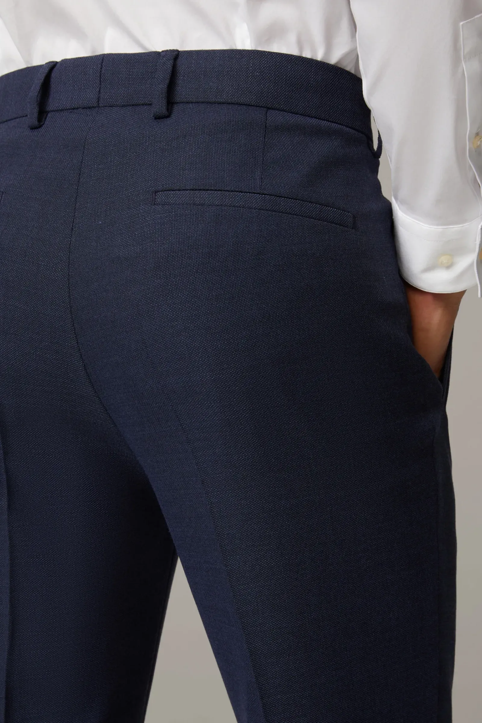 Strellson Hosen-Baukasten-Hose Luis, dunkelblau meliert