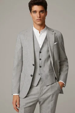 Strellson Sakkos-Baukasten-Sakko Acon, hellgrau meliert