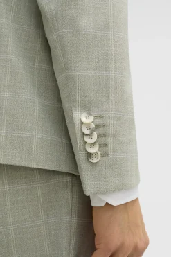 Strellson Sakkos-Baukasten-Sakko Aidan, hellgr&uuml;n kariert