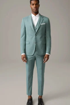 Strellson Sakkos-Baukasten-Sakko Alzer, grün meliert