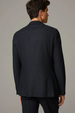 Strellson Sakkos-Baukasten-Sakko Alzer, navy strukturiert