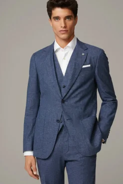 Strellson Sakkos-Baukasten-Sakko Arndt, blau meliert