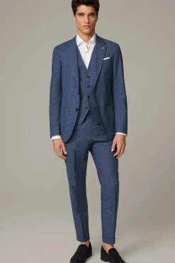 Strellson Sakkos-Baukasten-Sakko Arndt, blau meliert