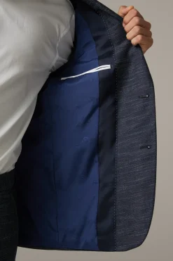 Strellson Sakkos-Baukasten-Sakko Arndt, dunkelblau meliert