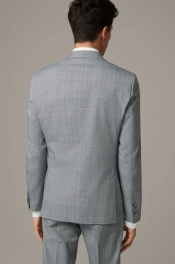 Strellson Sakkos-Baukasten-Sakko Caidan, grau kariert