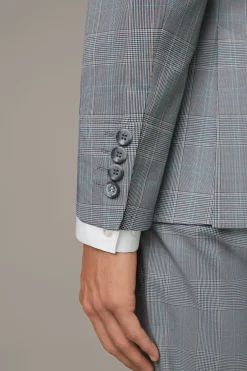 Strellson Sakkos-Baukasten-Sakko Caidan, grau kariert