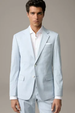 Strellson Sakkos-Baukasten-Sakko Caidan, pastellblau gemustert