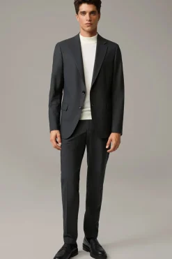 Strellson Sakkos-Baukasten-Schurwoll-Sakko Caidan, anthrazit