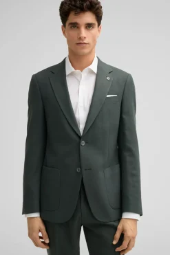 Strellson Sakkos-Baukasten-Woll-Mix-Sakko Arndt, oliv