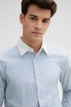 Strellson Hemden-Baumwoll-Hemd Casyn, gestreift