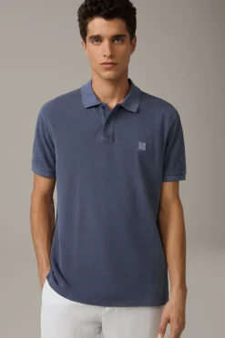 Strellson Poloshirts-Baumwoll-Poloshirt Phillip, blaugrau
