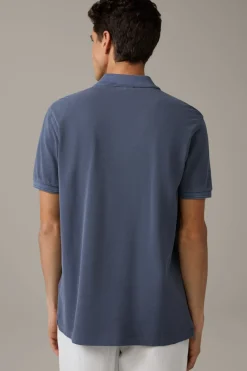 Strellson Poloshirts-Baumwoll-Poloshirt Phillip, blaugrau