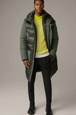 Strellson Strick-Baumwoll-Pullover Adrian, hellgelb meliert