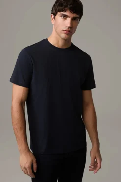 Strellson Tshirts & Sweats-Baumwoll-T-Shirt Clark, navy