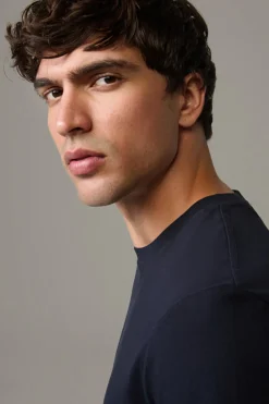 Strellson Tshirts & Sweats-Baumwoll-T-Shirt Clark, navy