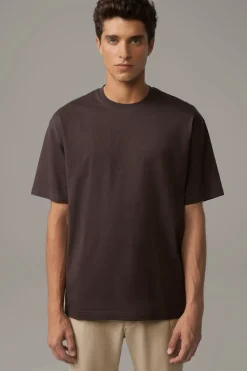 Strellson Tshirts & Sweats-Baumwoll-T-Shirt Geza, braun