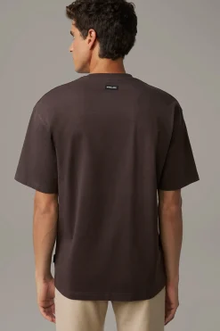 Strellson Tshirts & Sweats-Baumwoll-T-Shirt Geza, braun