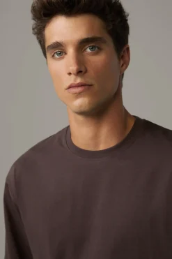 Strellson Tshirts & Sweats-Baumwoll-T-Shirt Geza, braun