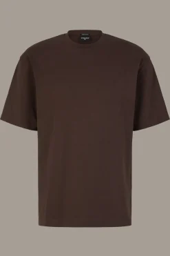Strellson Tshirts & Sweats-Baumwoll-T-Shirt Geza, braun