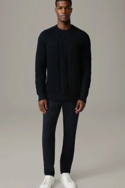 Strellson Strick-Bio-Baumwoll-Pullover Adrian, navy
