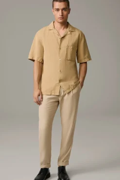 Strellson Hosen-Bundfaltenhose Louis, meliert