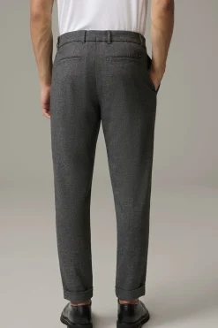 Strellson Hosen-Bundfaltenhose Louis, meliert