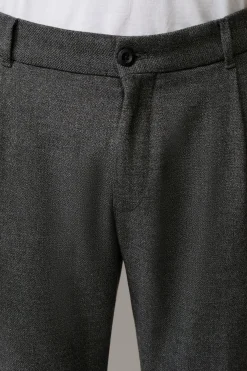 Strellson Hosen-Bundfaltenhose Louis, meliert