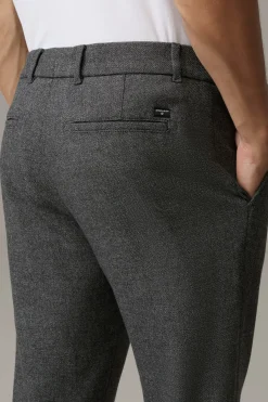 Strellson Hosen-Bundfaltenhose Louis, meliert